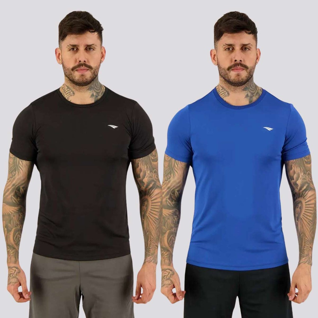 Kit 2 Camisetas Penalty X II Azul Royal e Preta - Sports & Outdoors