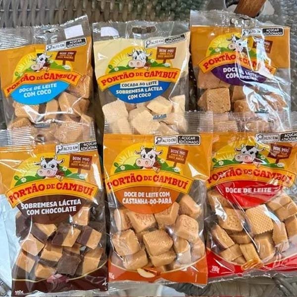 Doce de Leite Portão de Cambuí 200g Doce de Leite Mineiro em Cubos