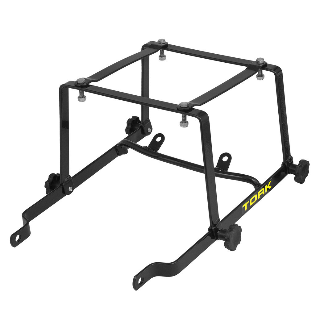 Suporte Baú 80 Litros Removivel Pro Tork Titan 1995 1996 1997 1998 1999 Em Aço Preto