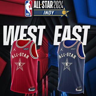 Camisa Unisex 2024 All-Star Game Basquetebol Jersey Durant Swingman Tatum