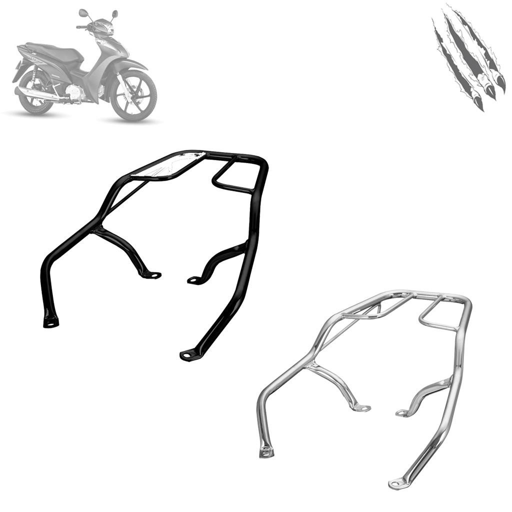 Bagageiro Em Aco Tubo Biz 125 2006 A 2010 Pro Tork Moto