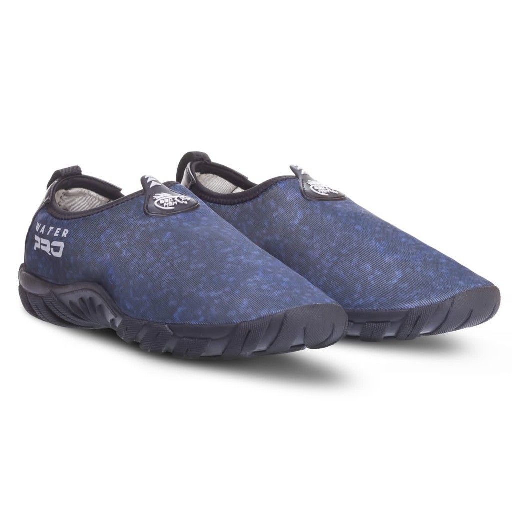 Sapatilha Aquática Esportes Pesca Camping Trilha Lazer - Bad Fish - Cinza e Azul 340