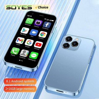 SOYES XS15 Mini Android8.1 Telefone Inteligente 3.0 Polegadas Display 2GB RAM 16GB ROM Dual SIM Standby Play Store 3G Pequeno