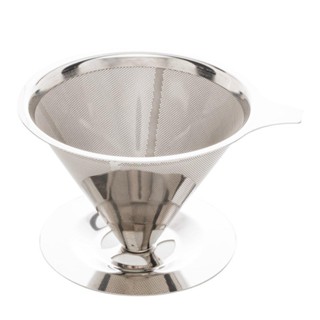 Filtro para Café Lyor de Aço Inox 13cm x 10,5cm