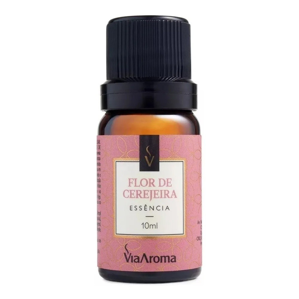 Essência Aromática 10ml Via Aroma Promocao FLOR DE CEREJEIRA