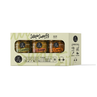 Kit Seleção Super Fit Caixa Com 3 Potes BR Spices 215G