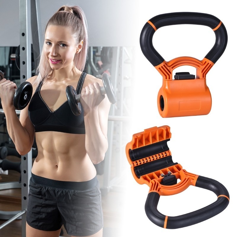 Halteres Ajustáveis Kettlebells Alça Portátil Treinamento Fitness Converte Seus Kettlebell
