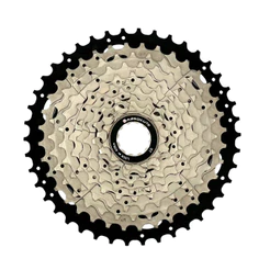 Cassete K7 10v Absolute 11/42 Prata C/ Preto 1x10v 2x10v Mtb - Serve em Shimano Deore