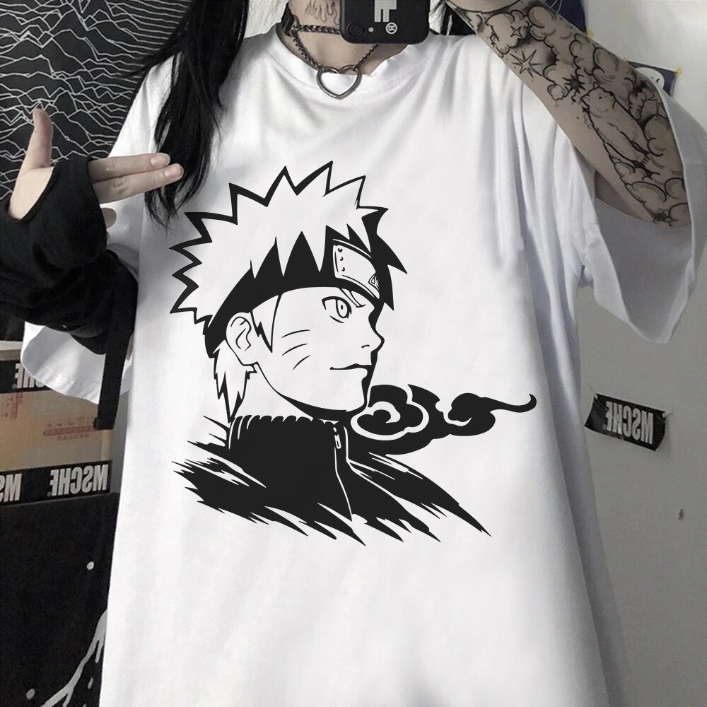 Camisa Mangá Anime Naruto Camiseta Masculina Feminina Casual