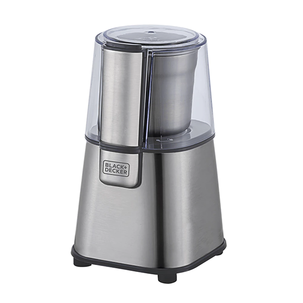 Moedor Elétrico Black+Decker MG200 Gourmand Gris 220v 220w 60g Lâmina inox Trava Segurança Base Antiaderente