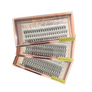 Cílios Em Tufo Sem Nó New Show 20p 0.10 Curvatura D Profissional S-16 em Oferta na Shopee