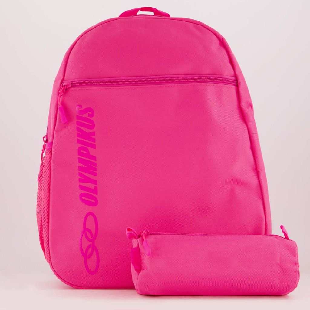 Mochila Olympikus Com Estojo Juvenil Feminina Rosa - Women Bags