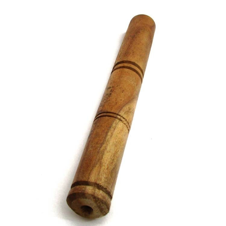 Imagem Bastão de Madeira para Sinos e Tigelas Tibetanas 18,5cm x 2,5cm