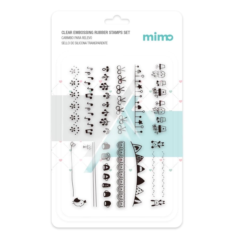 Carimbo para Relevo - Bordas Decorativas - Mimo - 11 x 16 cm em Oferta na Shopee