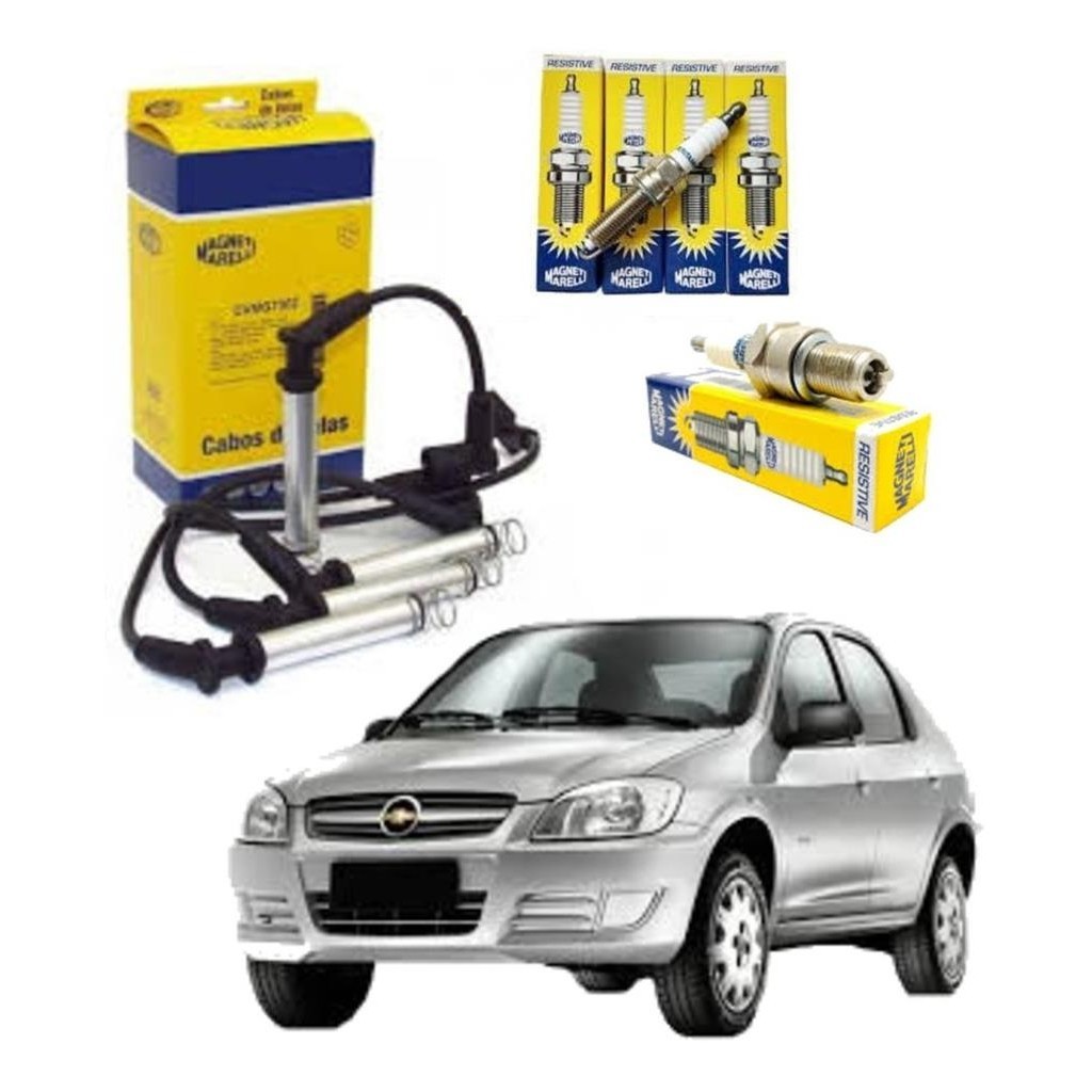 Cabo De Vela E Jogo De Velas Agile Cobalt Corsa Meriva Montana Prisma 1.4  Econoflex 2006/... em Oferta na Shopee