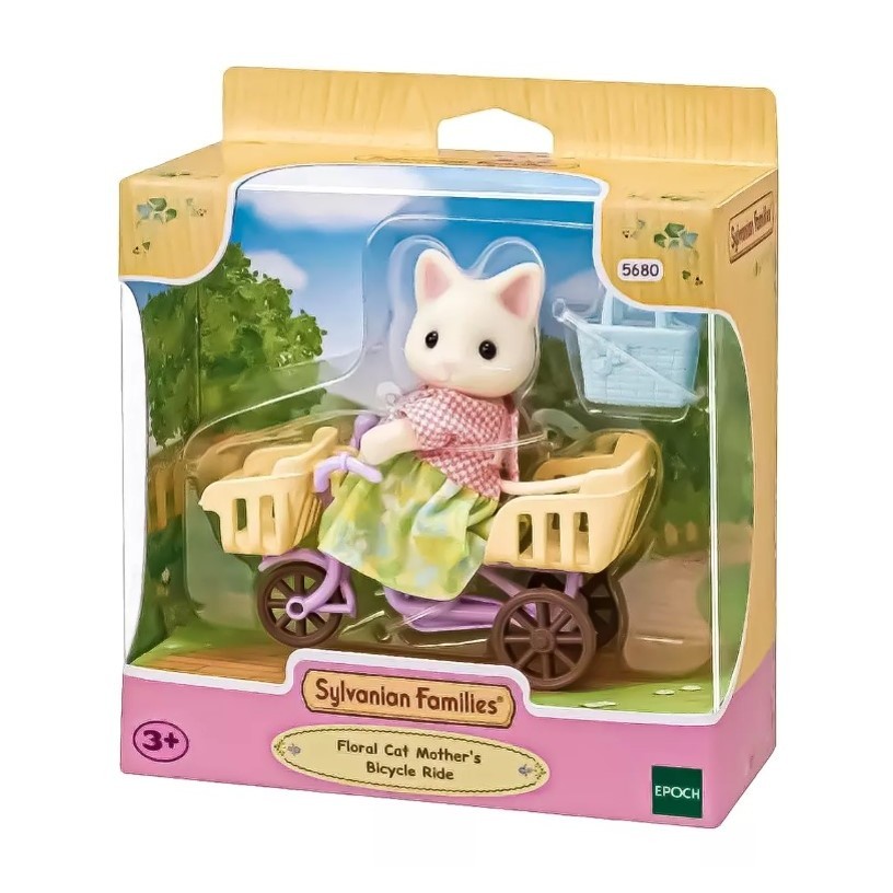Sylvanian Families Passeio De Bicicleta Mam�e Gato - Epoch
