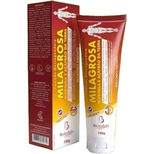 pomada massageadora Milagrosa bio instinto 150g