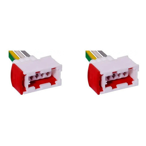 Par De Chicote Com Conector Femea 4 Vias Farol Vectra