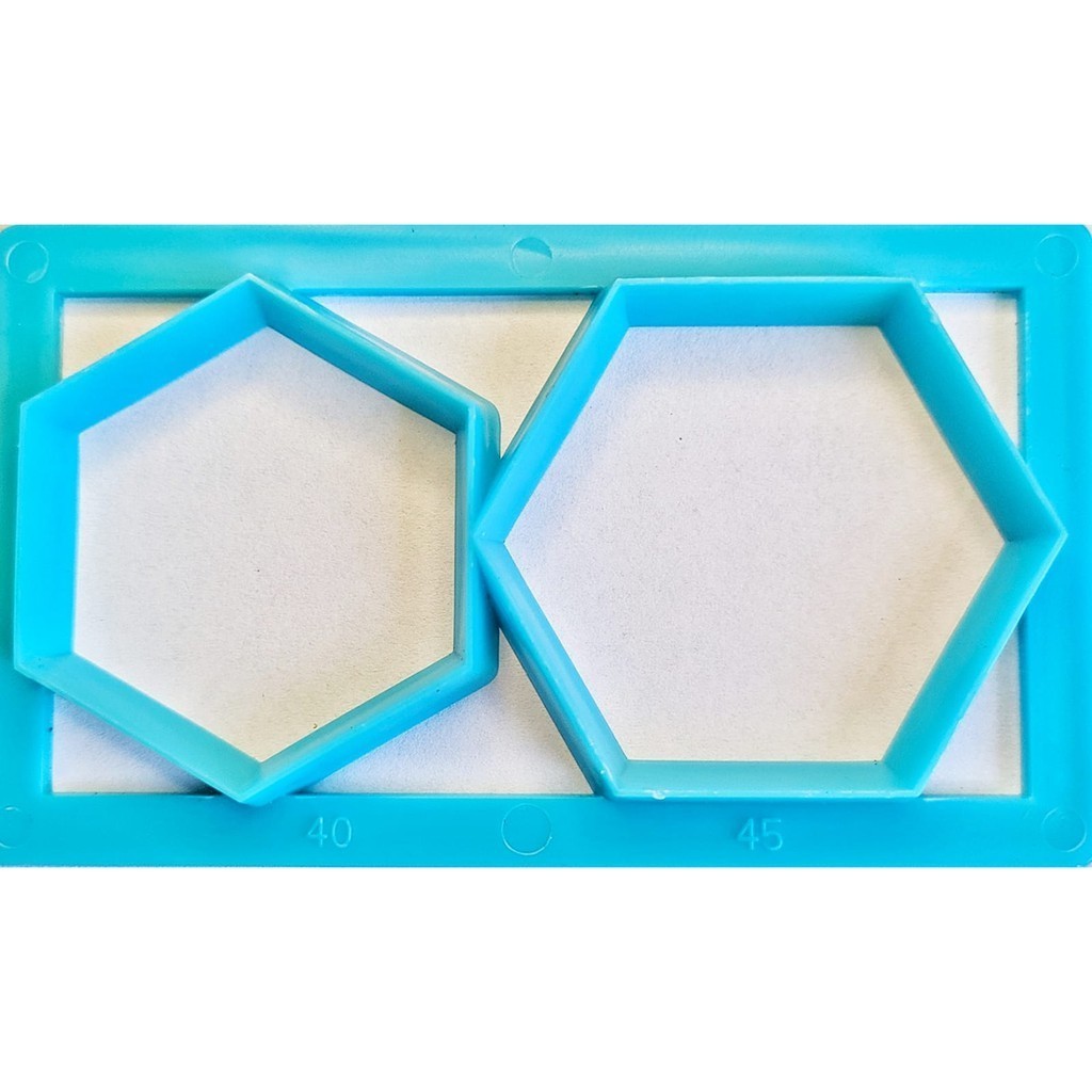 Cortador Hexágono  Biscuit Pasta Americana.