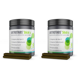Combo 2 Artrotabs Sticks Para Cães Colágeno Tipo II Avert em Oferta na Shopee