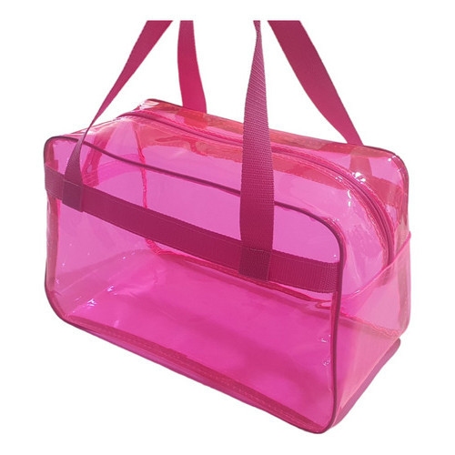 Bolsa Praia Piscina Maternidade Transparente Neon em Oferta na Shopee