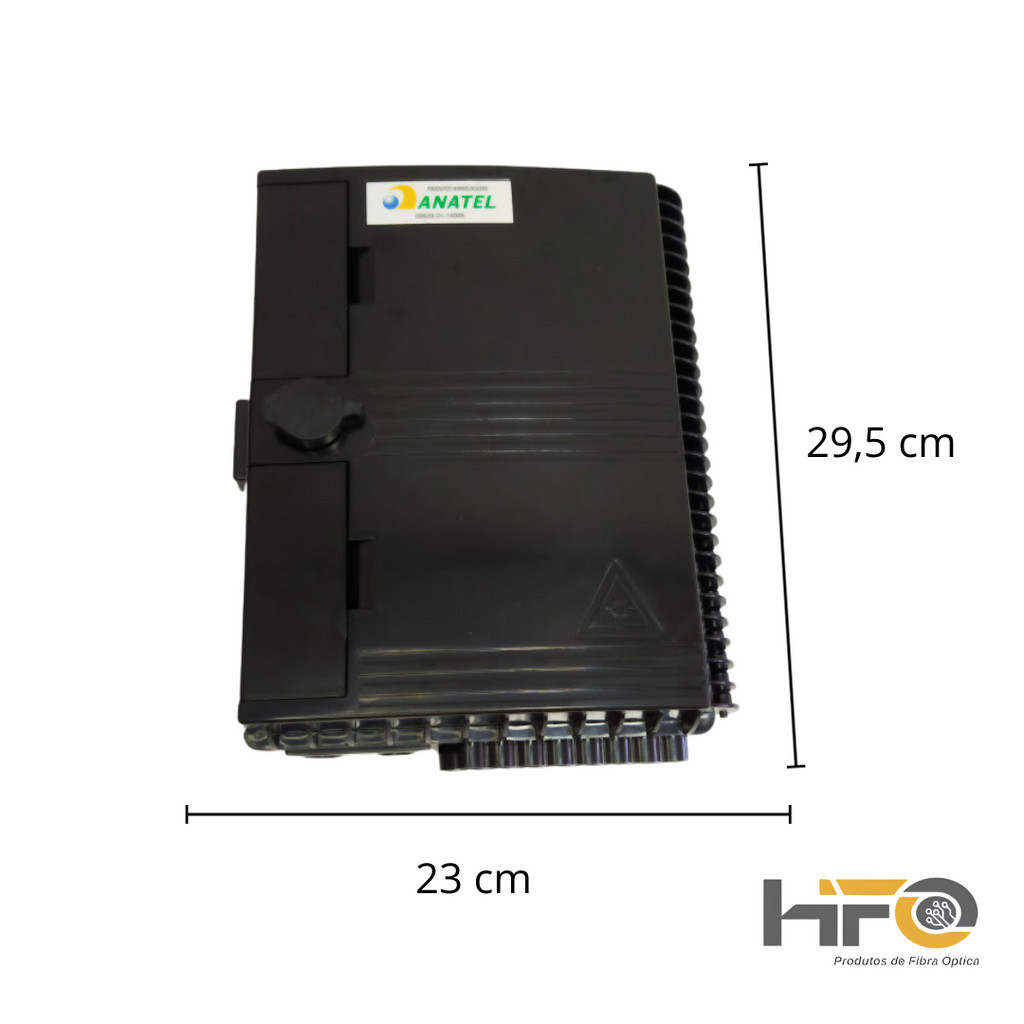 10x Cto 1x8 apc box - Caixa de term. óptica 1x8 apc Modular — imagem 2 de 2
