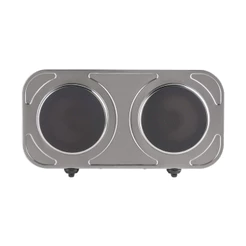 Fogão Elétrico De Mesa Portátil Agratto 220V 2000W 2 Bocas FM-02 - 4918