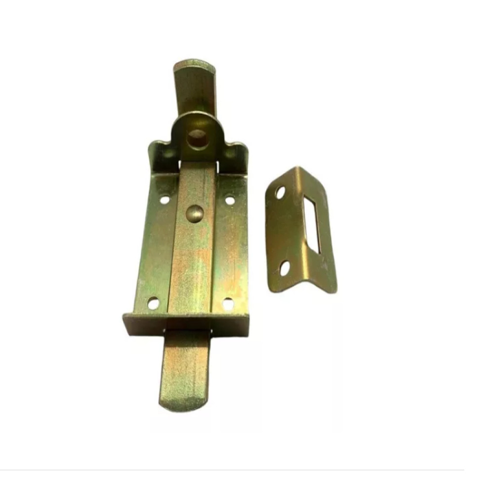 TRINCO CHATO FERROLHO 3 POL 84MM PORTA PORTÃO FERRO MADEIRA BICROMATIZADO JOCEC
