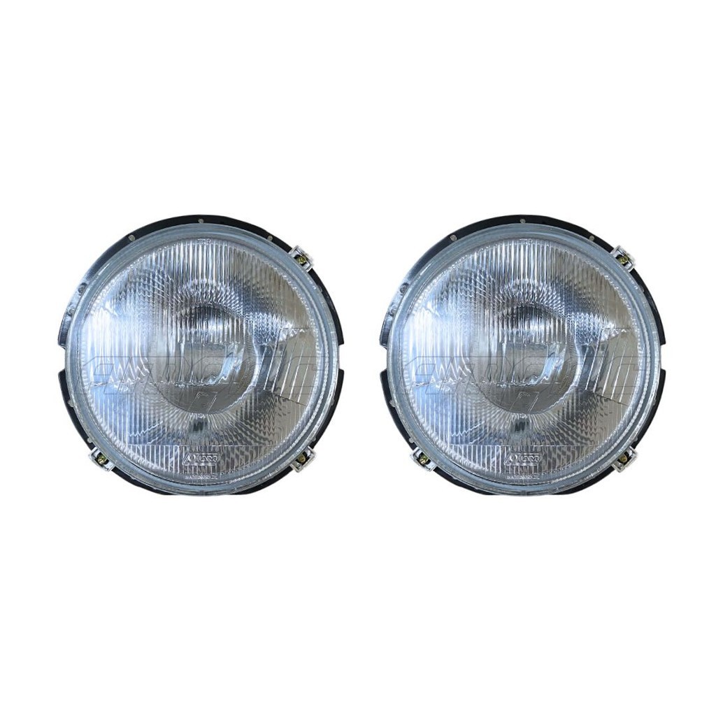 Par Farol Dianteiro Vidro Compativel VW Fusca Kombi Passat