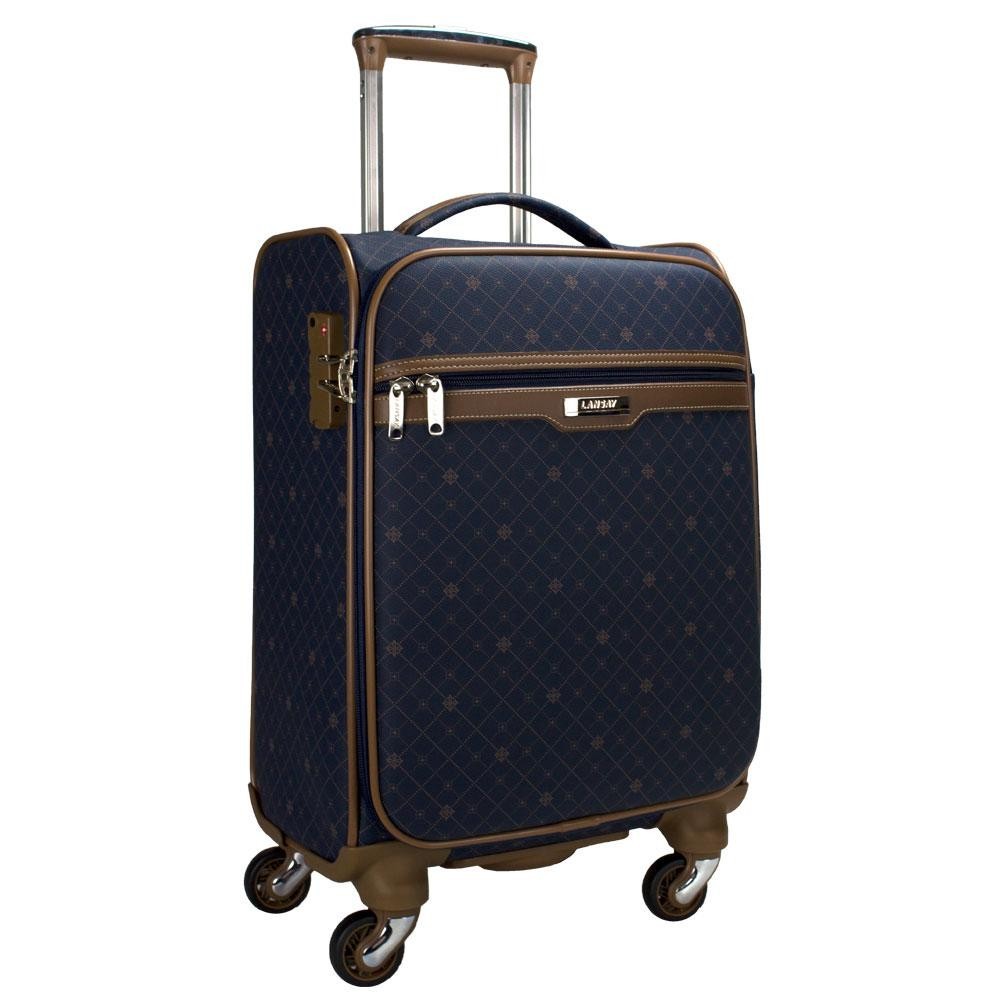 Mala de Bordo Munique Cobalto Rodas com Giro 360º em Oferta na Shopee