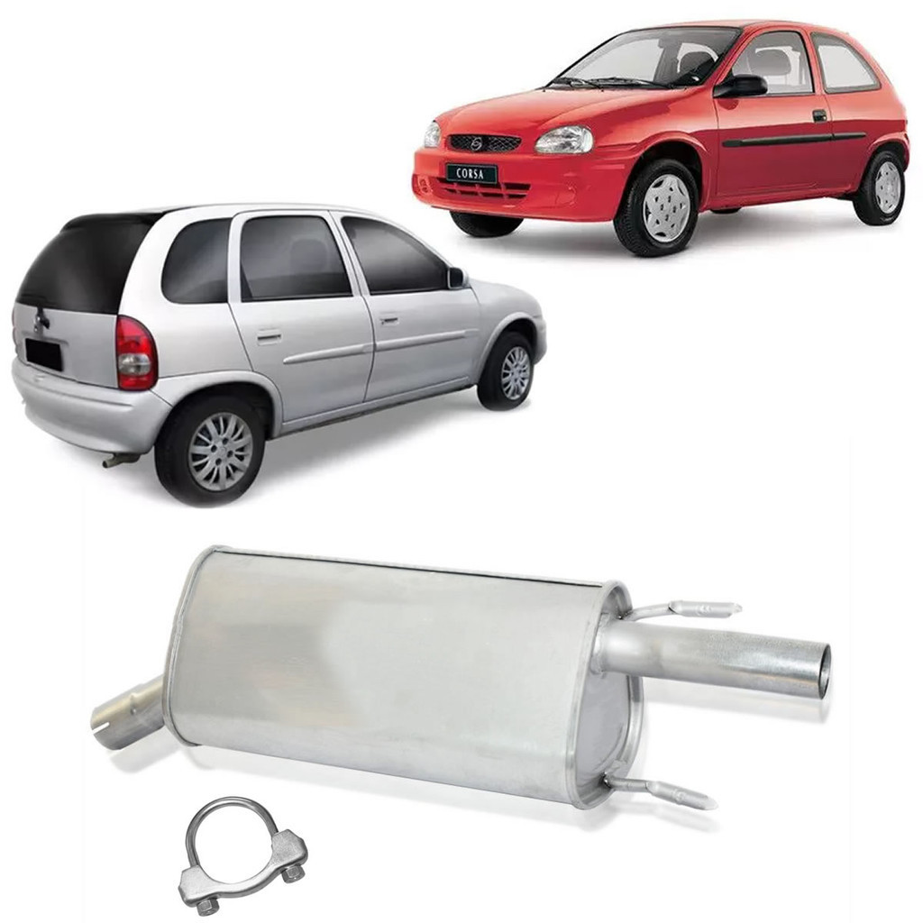 Escapamento Traseiro Corsa Hatch 1.0 1.4 1.6  Ano 94 A 2004 em Oferta na Shopee