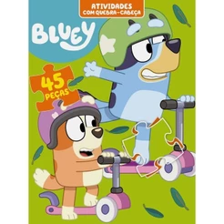 Bluey Atividades com Quebra-Cabeça