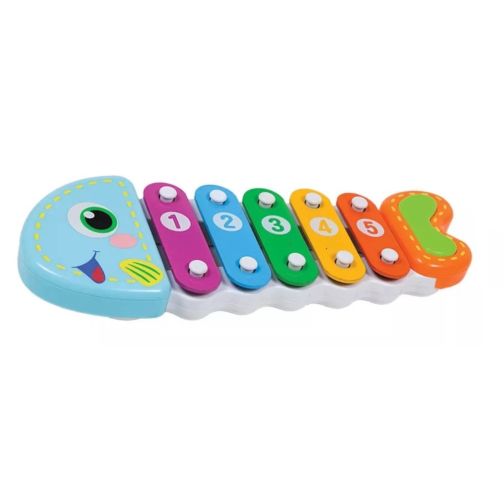 Xilofone Musical Peixinho Infantil Baby Brinquedo Educativo Para Bebe Buba Oferta