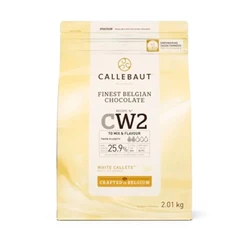 Chocolate Belga Callebaut - Gotas Branco - CW2-BR-U76 - 2,01 kg - Rizzo