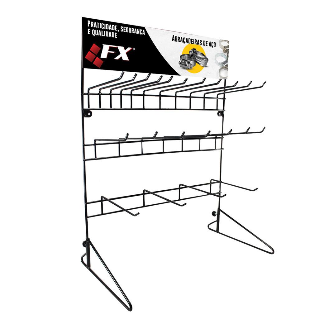 EXPOSITOR DE ABRACADEIRA 22 GANCHOS BALCAO em Oferta na Shopee
