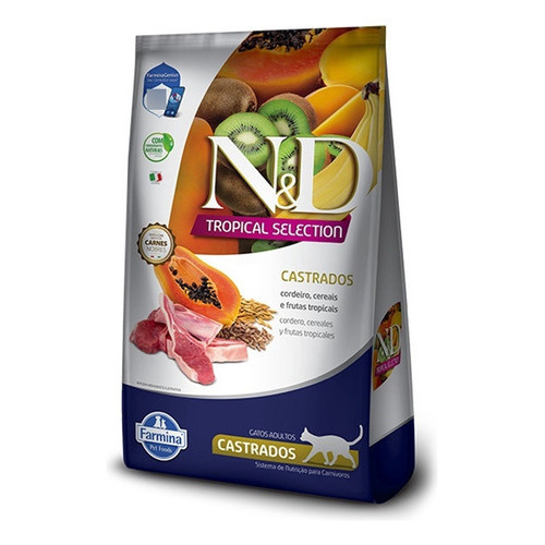 Ração Para Cachorro N&d Tropical Castrado Cordeiro 0,4kg