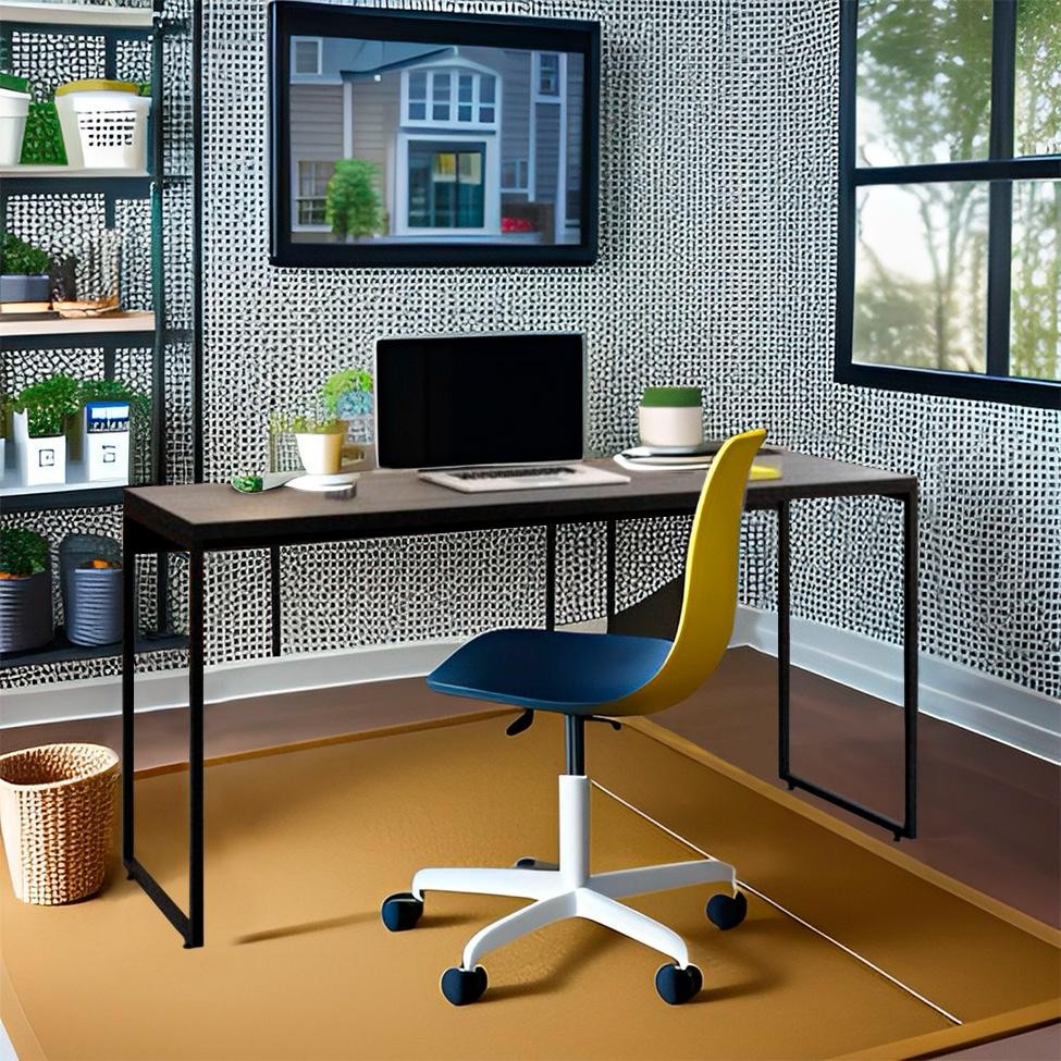 Mesa de Escritório Mason Preta 150 cm em Oferta na Shopee