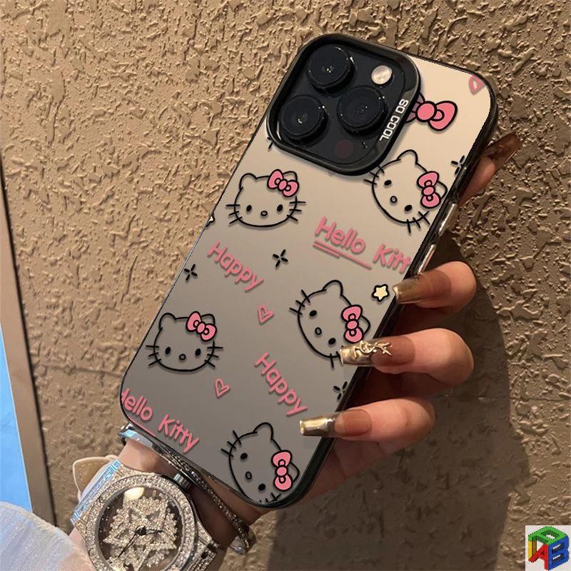 Capinha Capa Resistente A Choques De Padrão HELLO KITTY iPhone xs max xr 7 8 11 12 13 14 15 16 pro max case em Oferta na Shopee