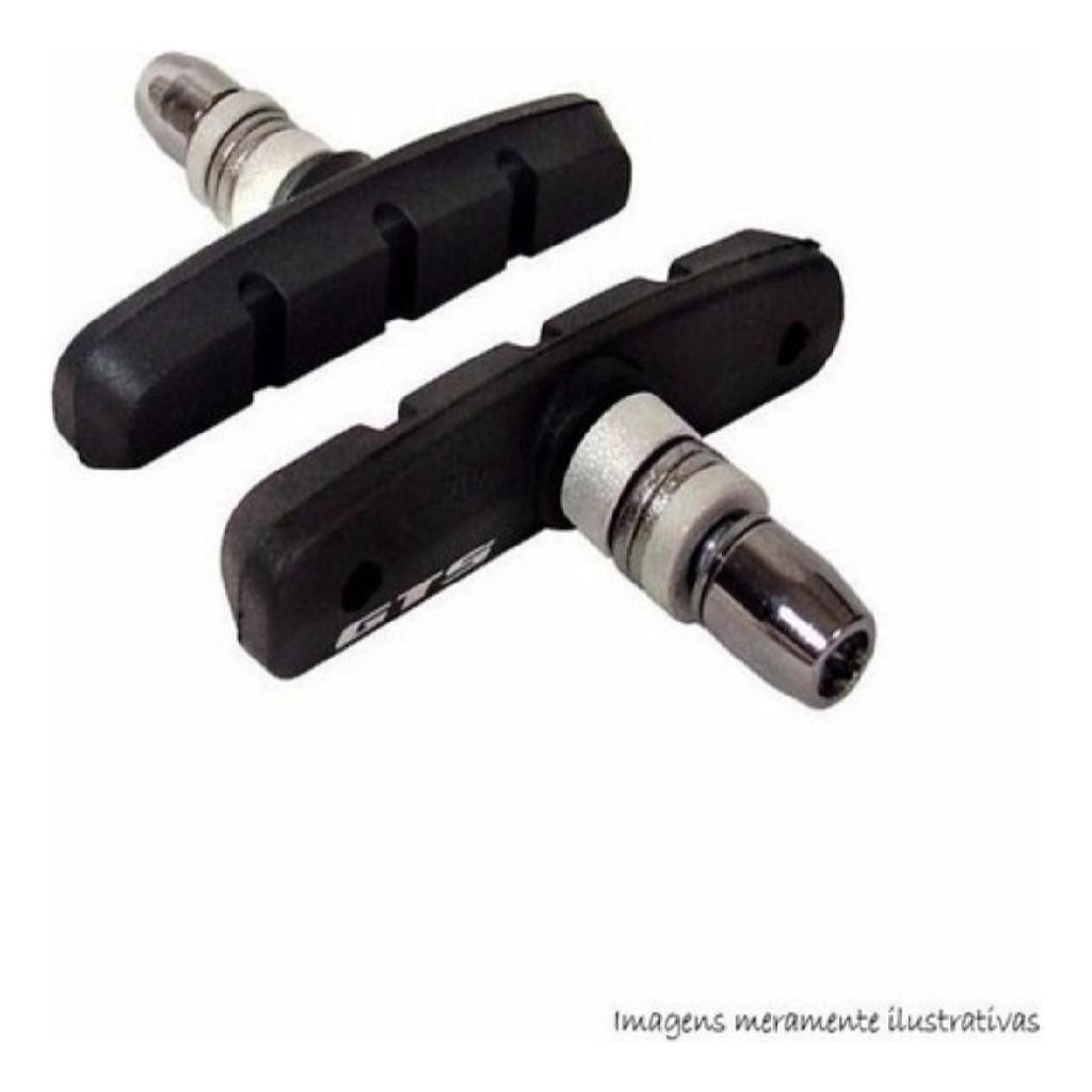 Pastilha Kit 10 Pares Sapata Gts V-brake Orbital 70mm Bike