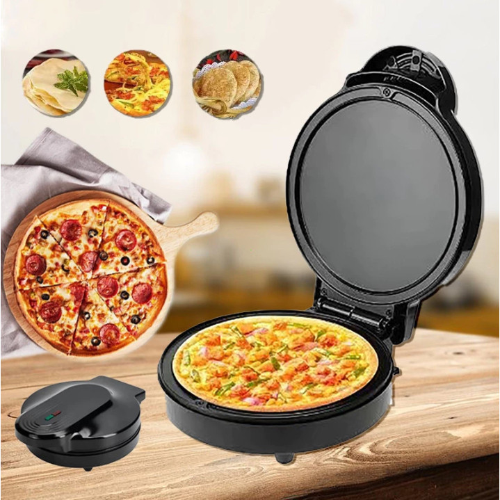 Maquina Grill Elétrico P/ Fazer Pizza Churrasco Legumes Ovo 110v Envio Imediato