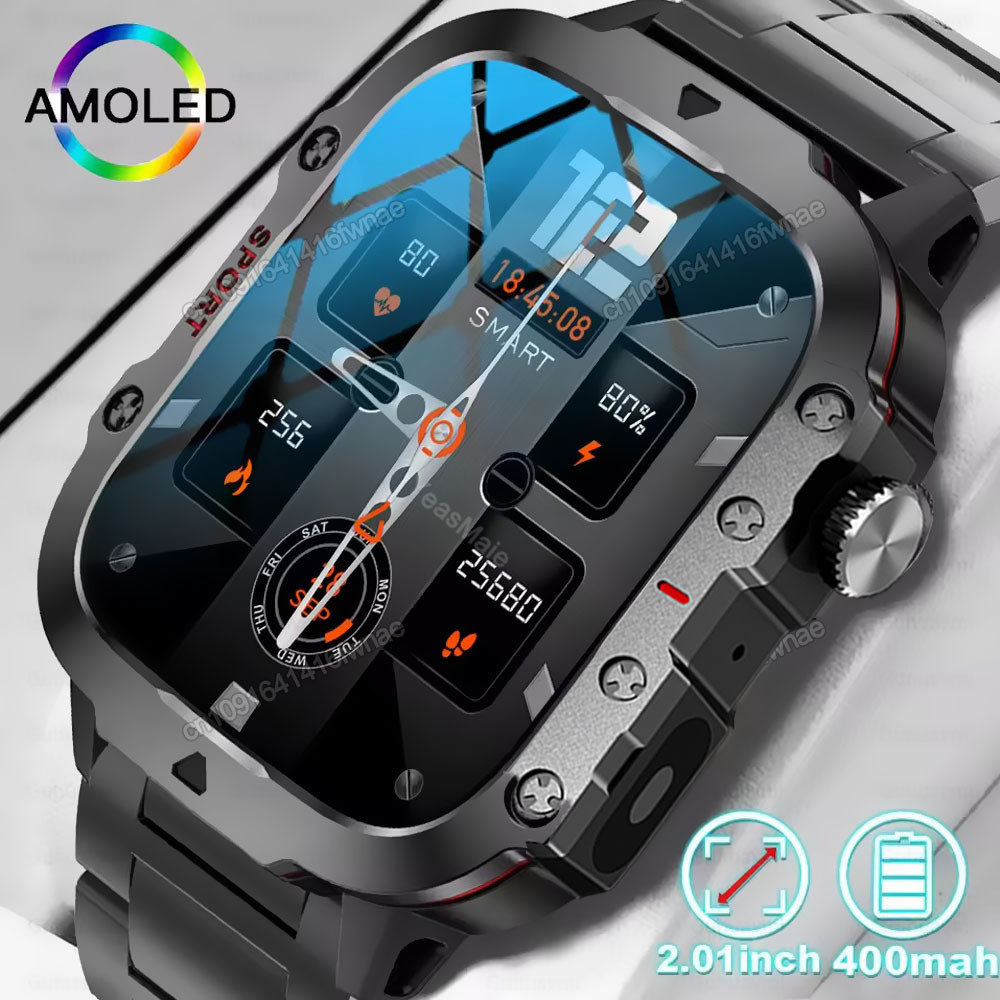 2025 Robusto Militar GPS Smartwatch Masculino Para Android IOS Fitness Relógios Ao Ar Livre À Prova Dwaterproof Água Lan em Oferta na Shopee
