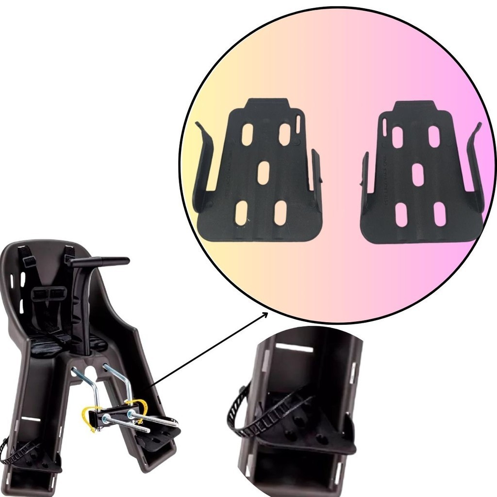 Apoios de Pé da Cadeirinha Baby Bike Dianteira Kalf Ciclismo Item de Segurança para Criança