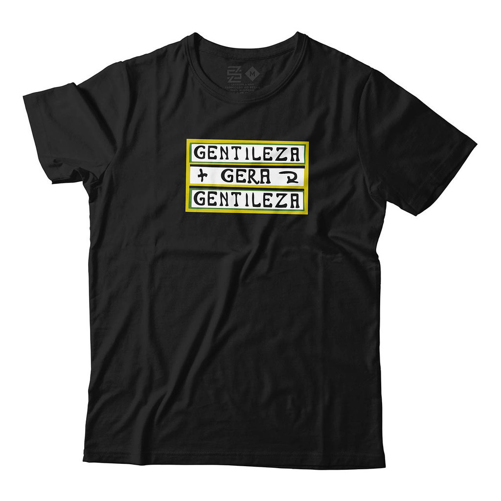 Camiseta Gentileza Gera Gentileza Camisa Unissex Algodão