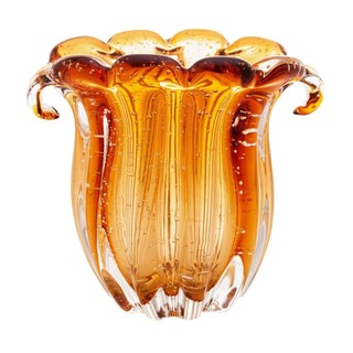 Vaso Lyor Italy de Vidro Âmbar 15cm x 12cm x 12,5cm em Oferta na Shopee