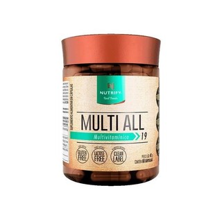 Nutrify Multi-All 60 Cápsulas Completo e Equilibrado Suporte à Saúde Vegano em Oferta na Shopee