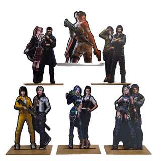 Kit Display de Mesa 6 Peças Para Festa Free Fire MDF em Oferta na Shopee