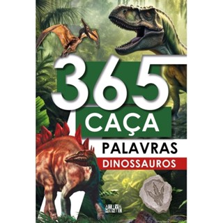 Livro 365 caça-palavras - Dinossauros em Oferta na Shopee