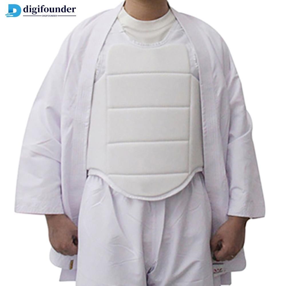 DIGIFOUNDER Karate Chest Protector De Tórax Sanda Muay Thai Match Protetor Material De Treinamento Esportivo X4Z9