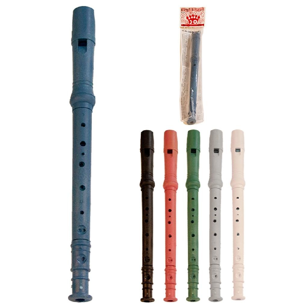 Flauta Doce Instrumento Sopro 30cm Brinquedo Musical