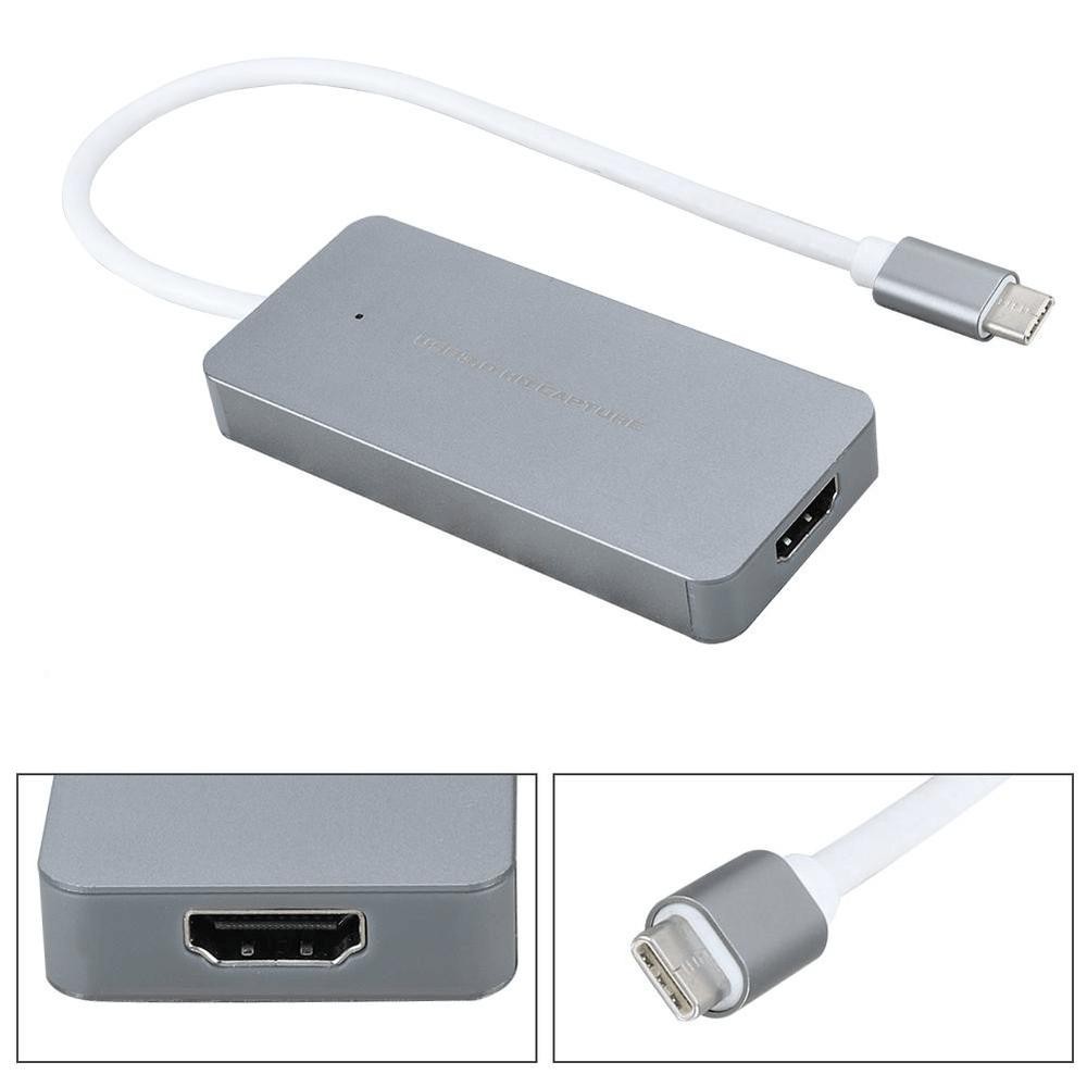 Placa de Captura Ezcap265C HDMI USB-C 1080p60 4K30 Live Streaming e Gamer